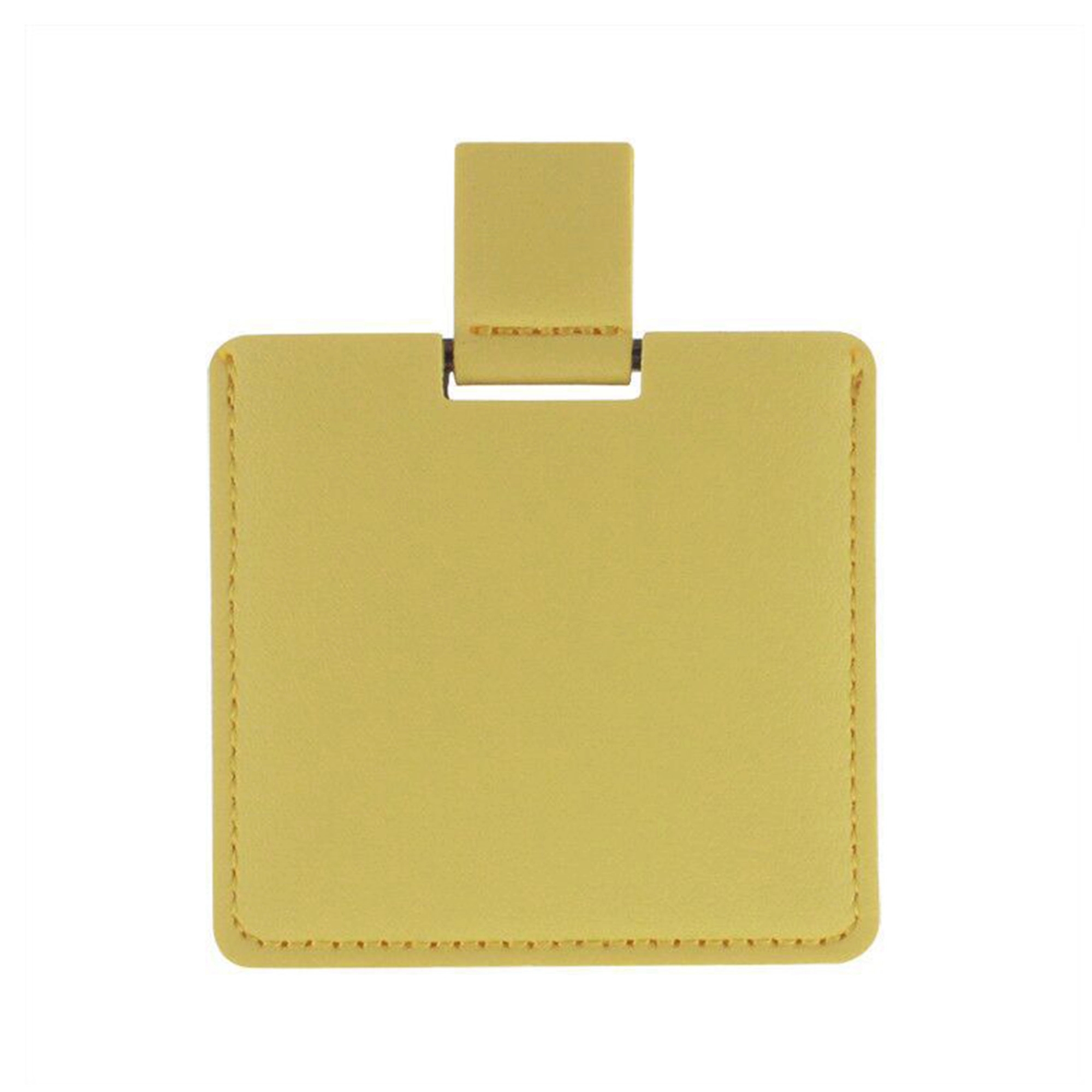 Stainless Steel Compact Mirror With PU Leather 2