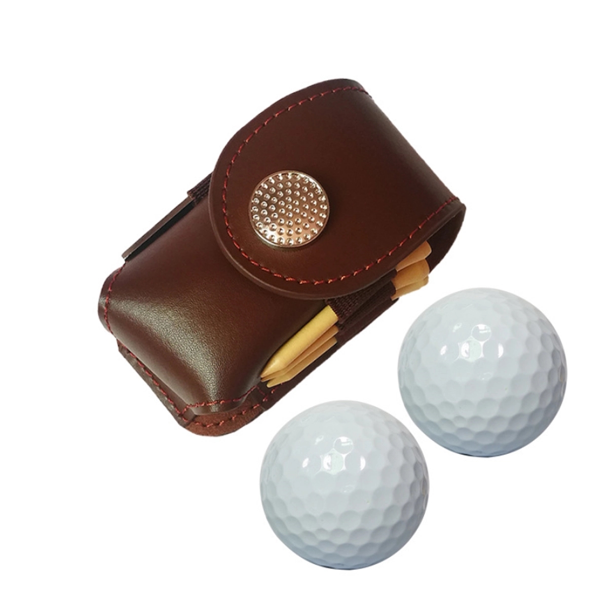 Leather Golf Ball Accessory Set 6