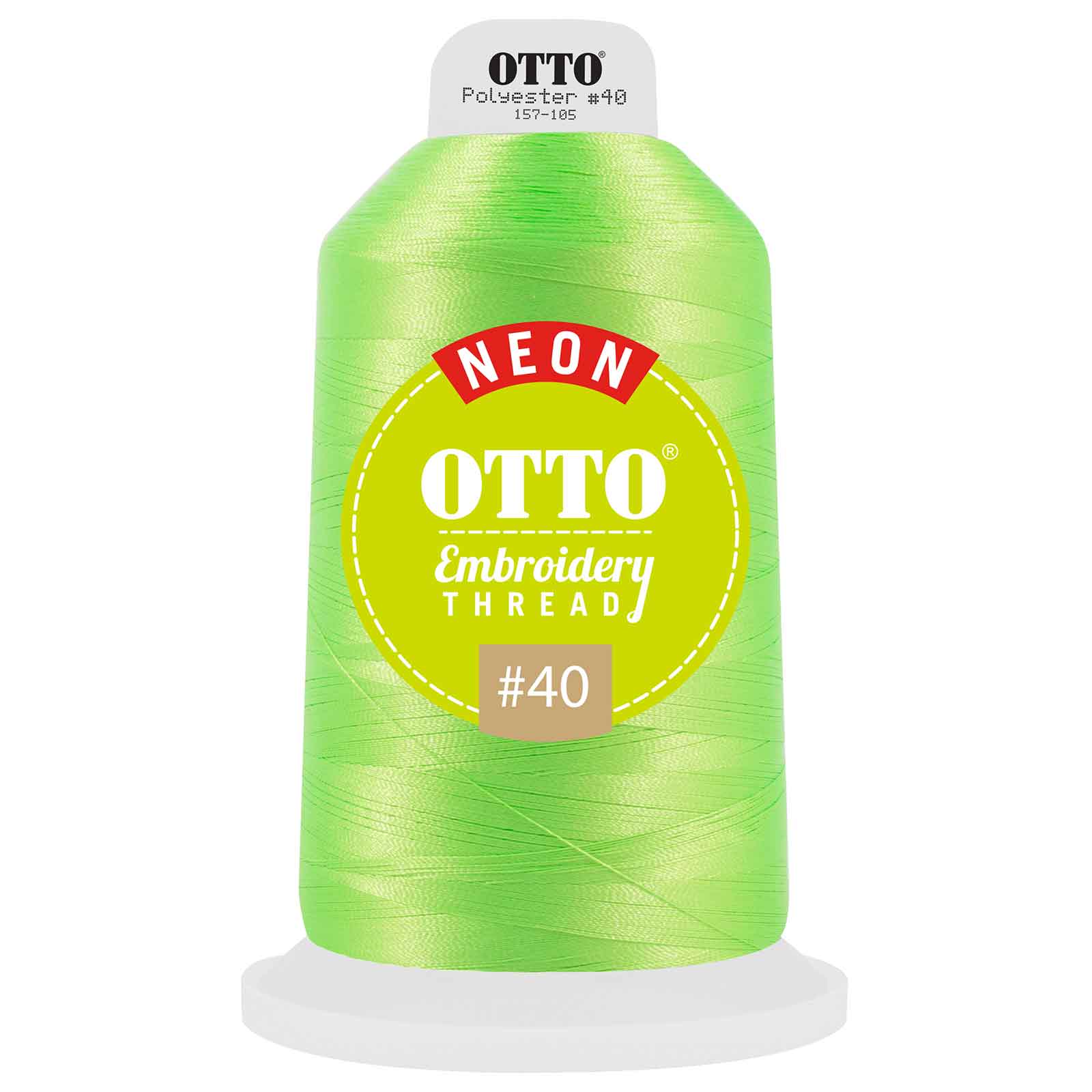 OTTO Embroidery Neon Thread #40 5,500 yd. King Cone 29