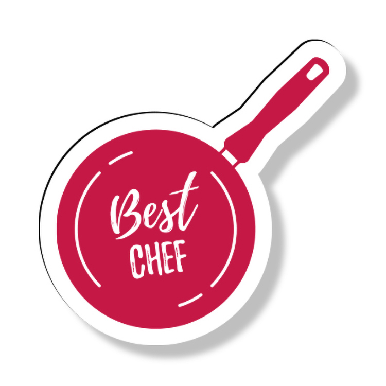 Custom .035 Magnet 3 to 4 sq/in Screen-printed, White Matte Vinyl Topcoat