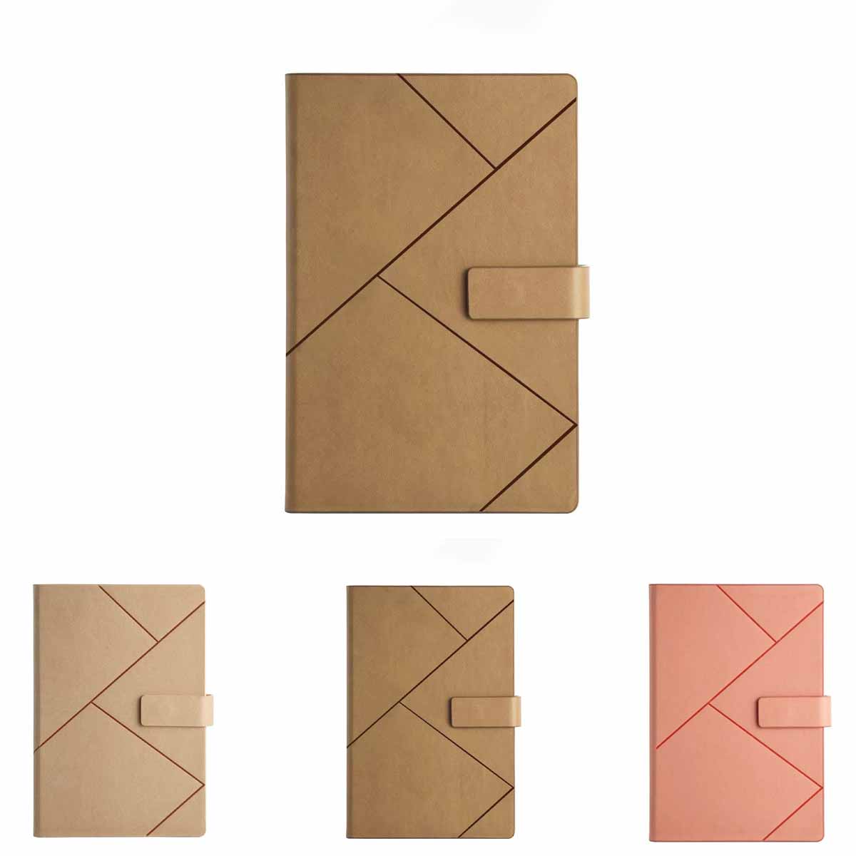A5 Imitation Leather Embossed Office Notebook 4