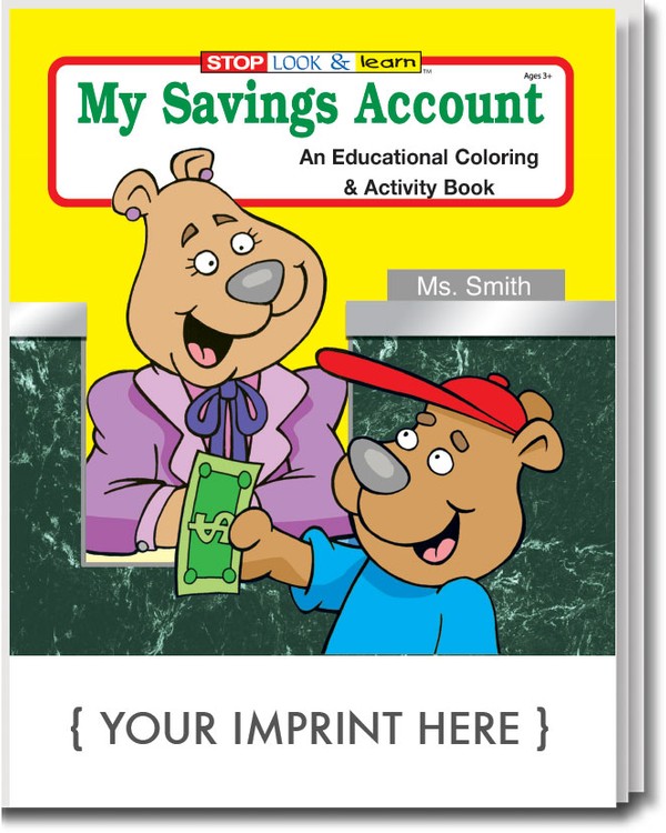 COLORING BOOK - My Savings Account Coloring & Activity Book 3