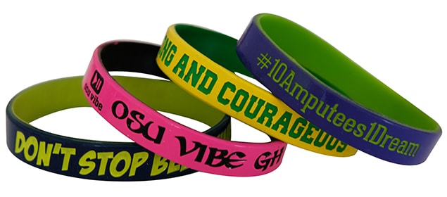 Dual Layer Customized Silicone Wristband 2