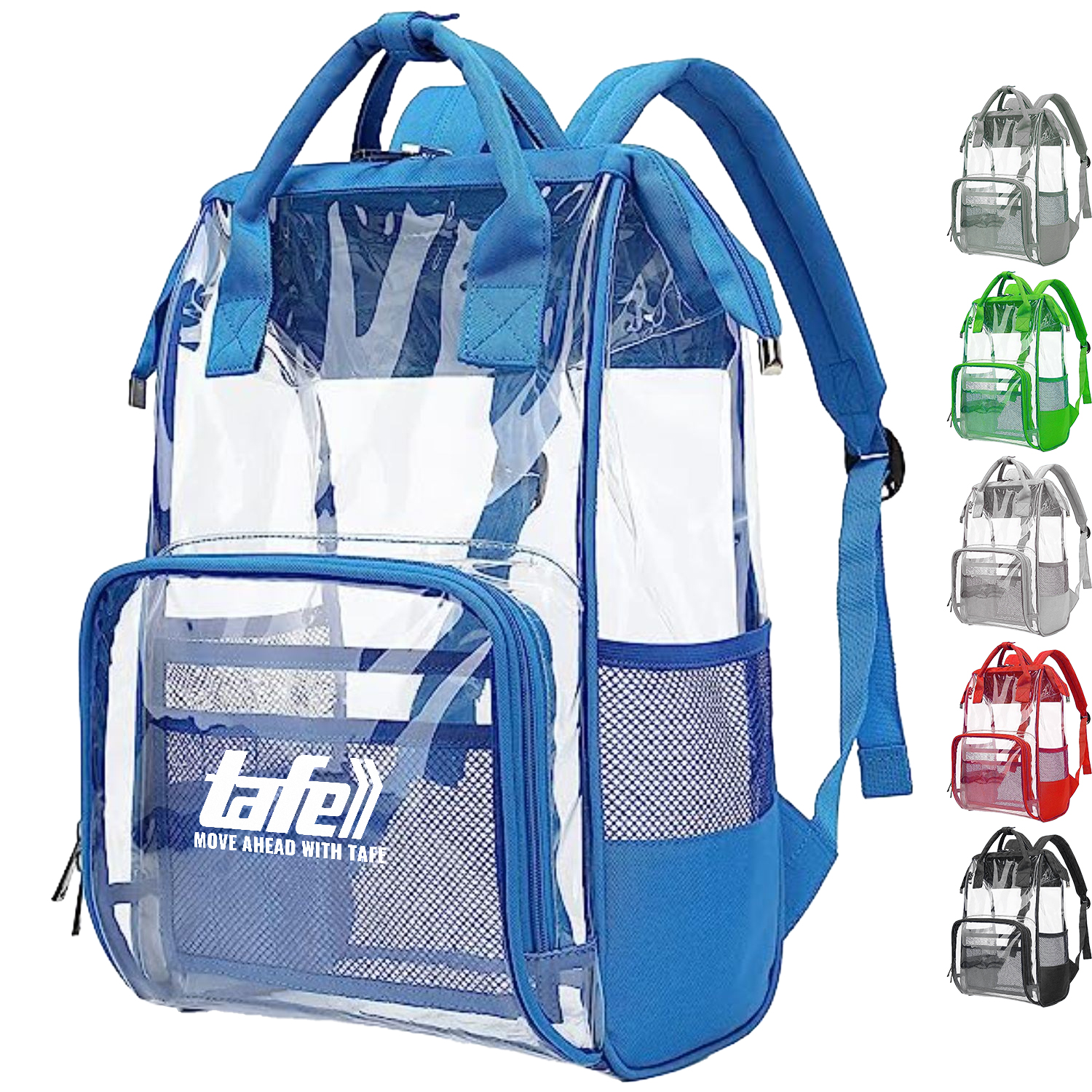 Premium Heavy Duty Clear PVC Transparent Backpack 7