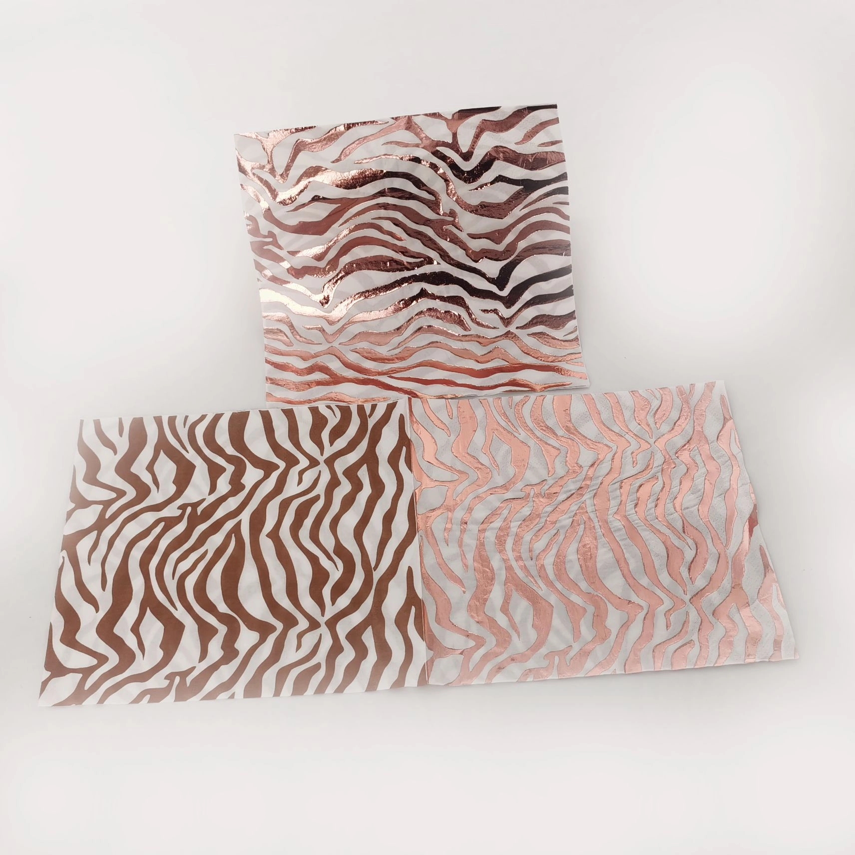 Custom Unique Gold Foil Disposable Paper Napkins 4