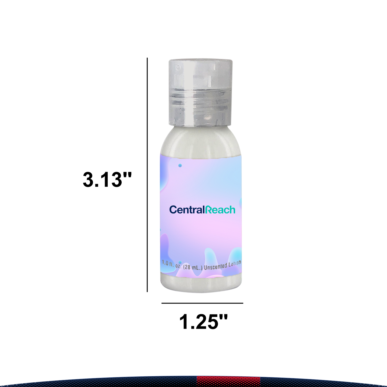 1 oz. Renelle Clear Round Bottle Lotion 2