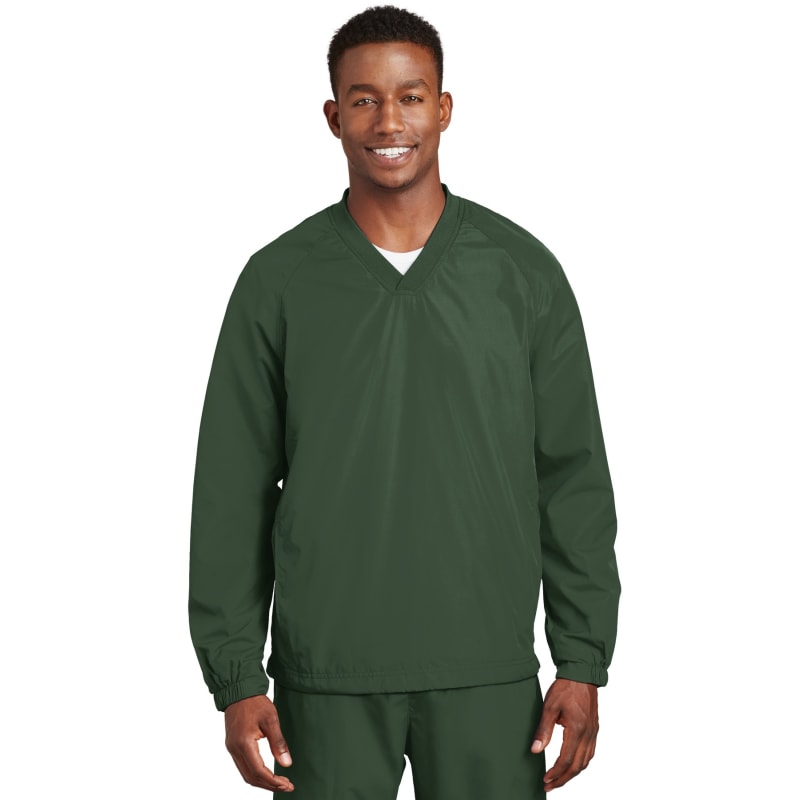 Sport-Tek Sport-Tek V-Neck Raglan Wind Shirt 25