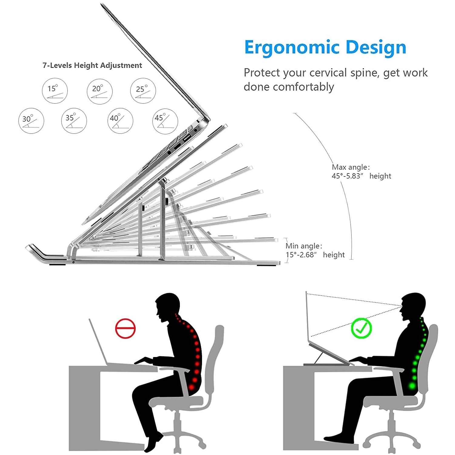 Portable Adjustable Laptop Stand 4