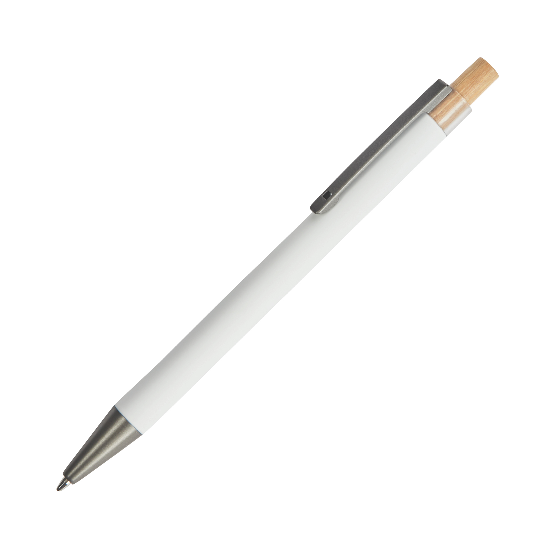 Arundi Recycled Aluminum Pen With Bamboo Plunger 68