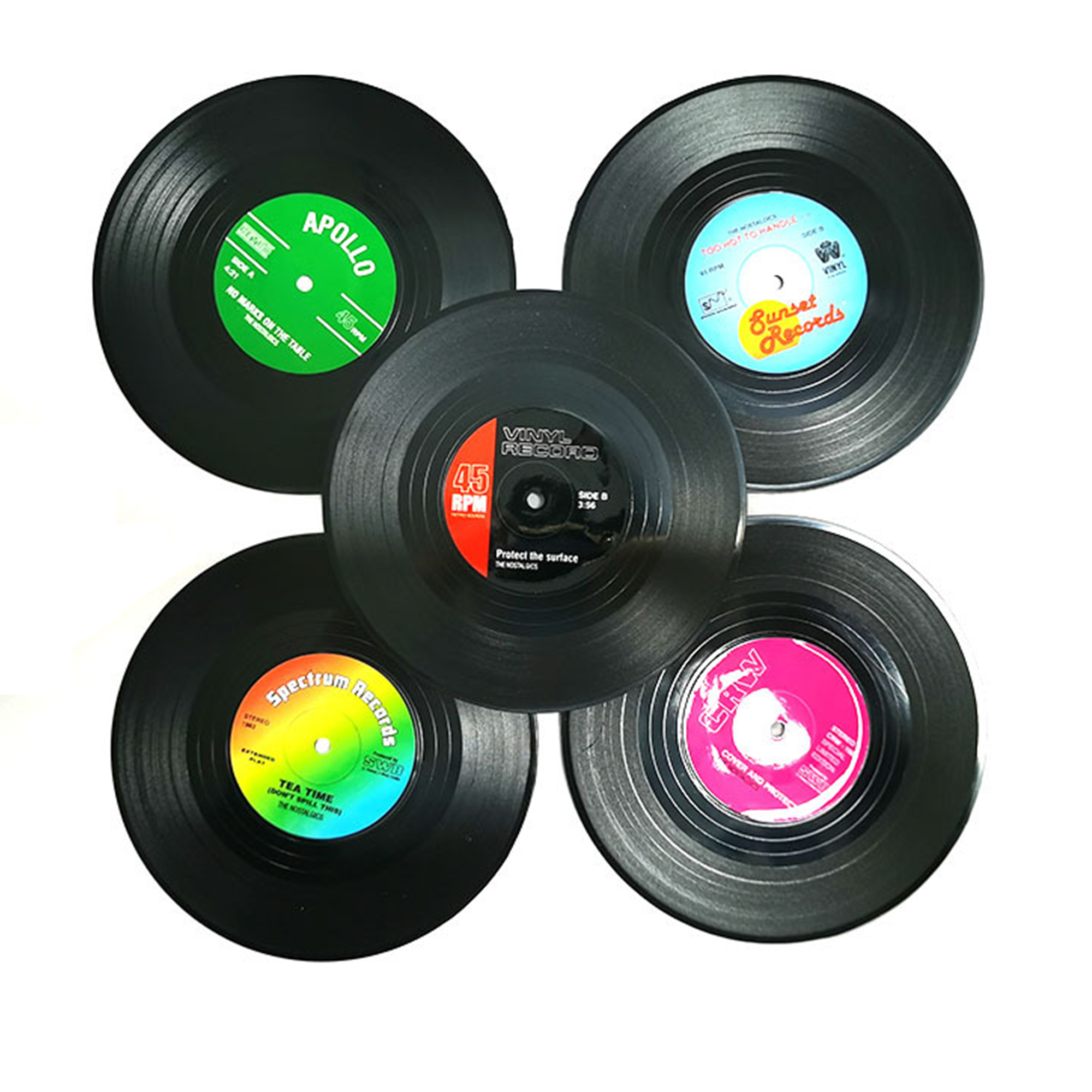 Vintage Vinyl Heat-Resistant Coaster 2