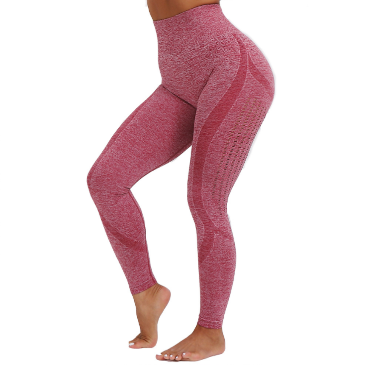 Woman seamless yoga pants 4