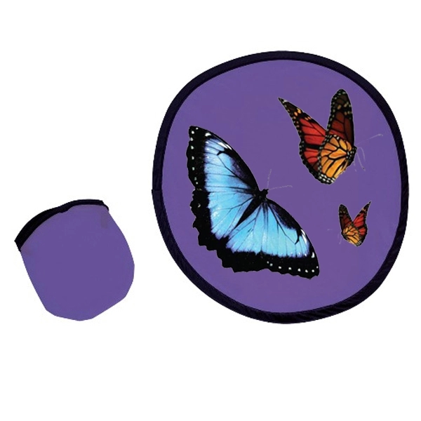 Full Color Collapsible Flying Disc with Pouch 5