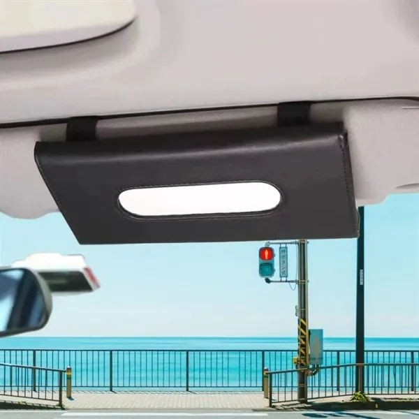 Car Tissue Box Holder - Convenient Auto Accessory 4