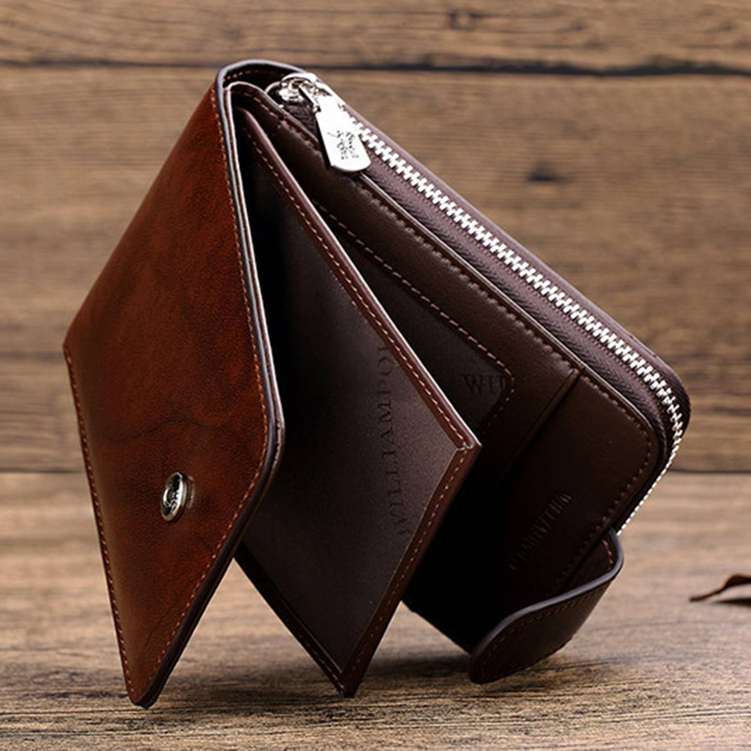 PU Leather Zipper Coin Purse 5