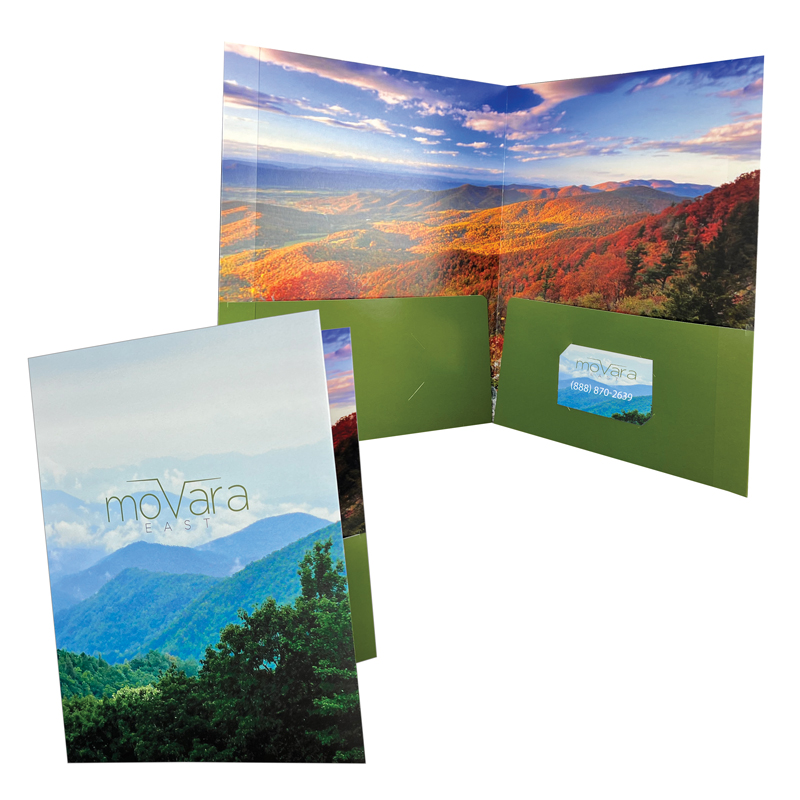 Reinforced Edge Presentation Folders Printed Full Color 4