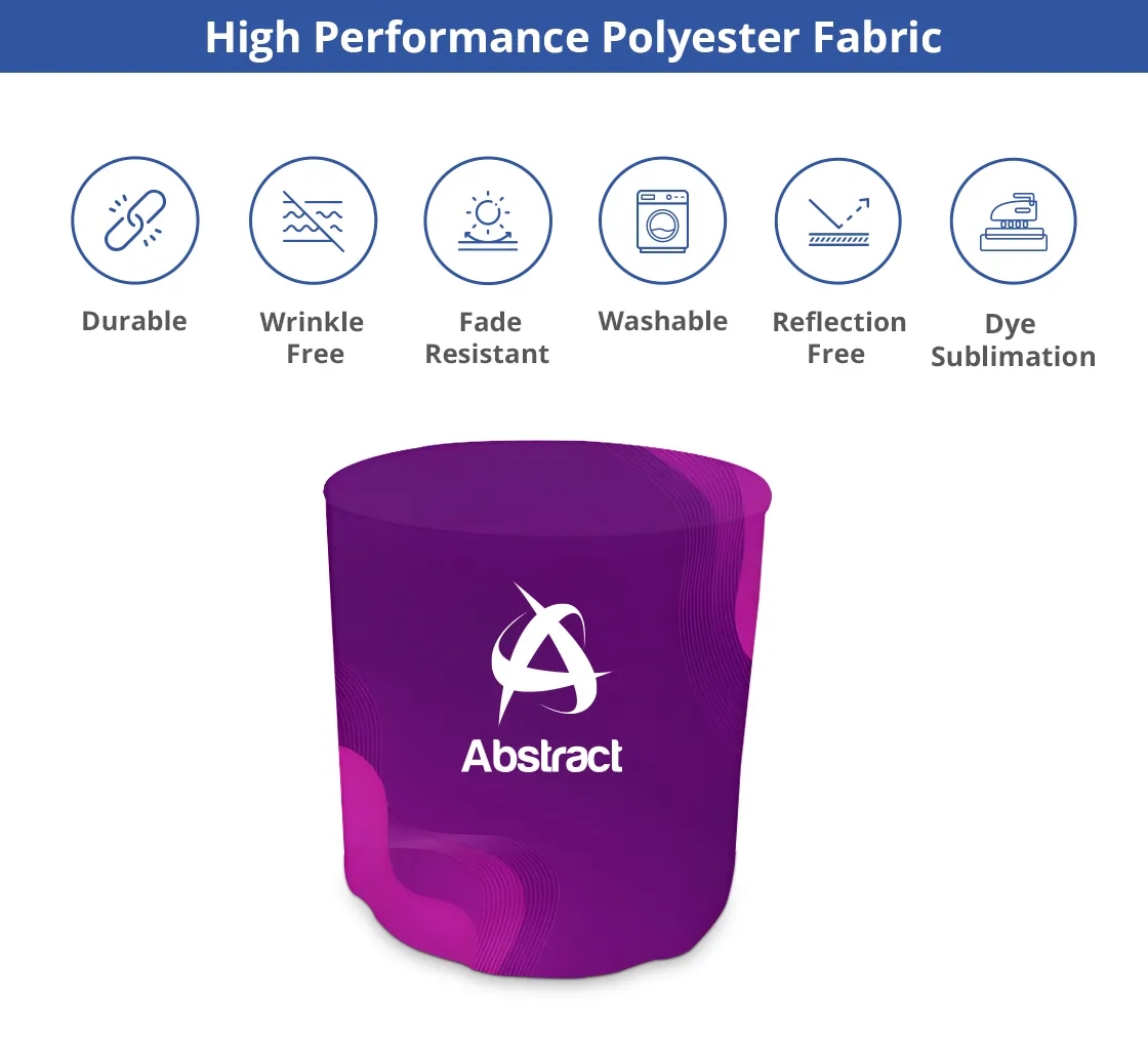 Round Fitted Table Cover (31.5" x 29") 7