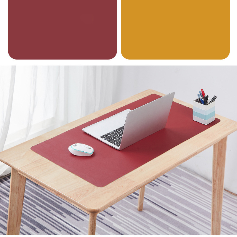 Large PU Leather Laptop Desk Pad Mouse Pad 14