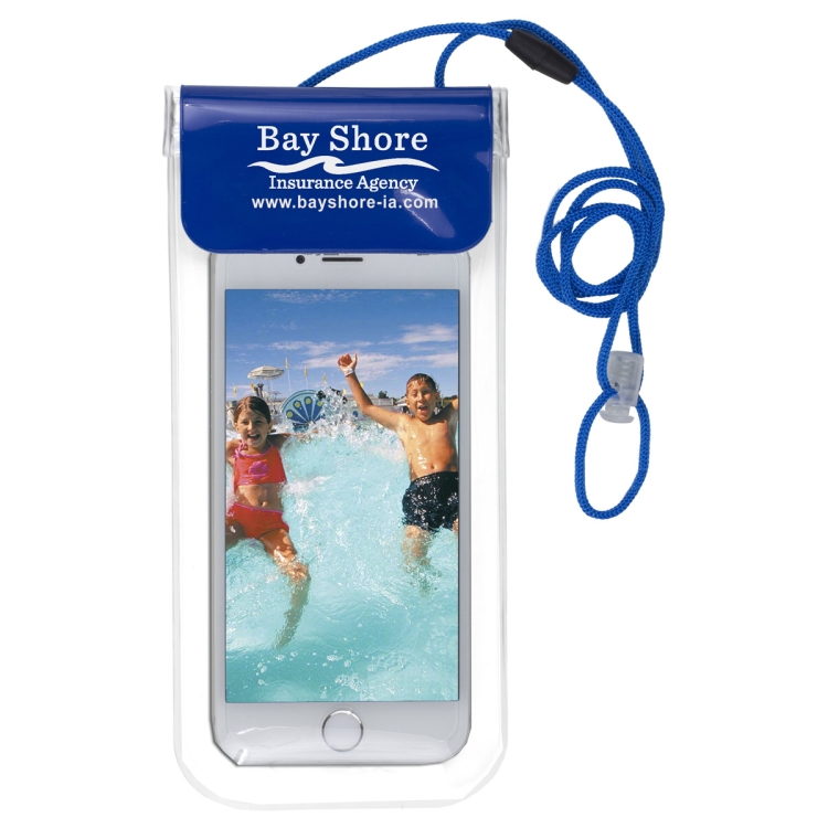 "Truckee" Clear Touch Through Water-Resistant Cell Phone and Accessories Carrying Case 5