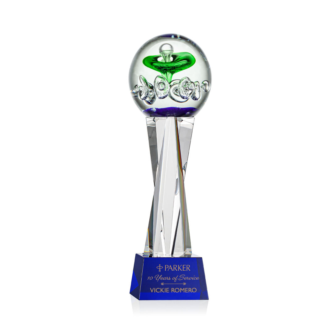 Aquarius Award on Grafton Base - Blue 2