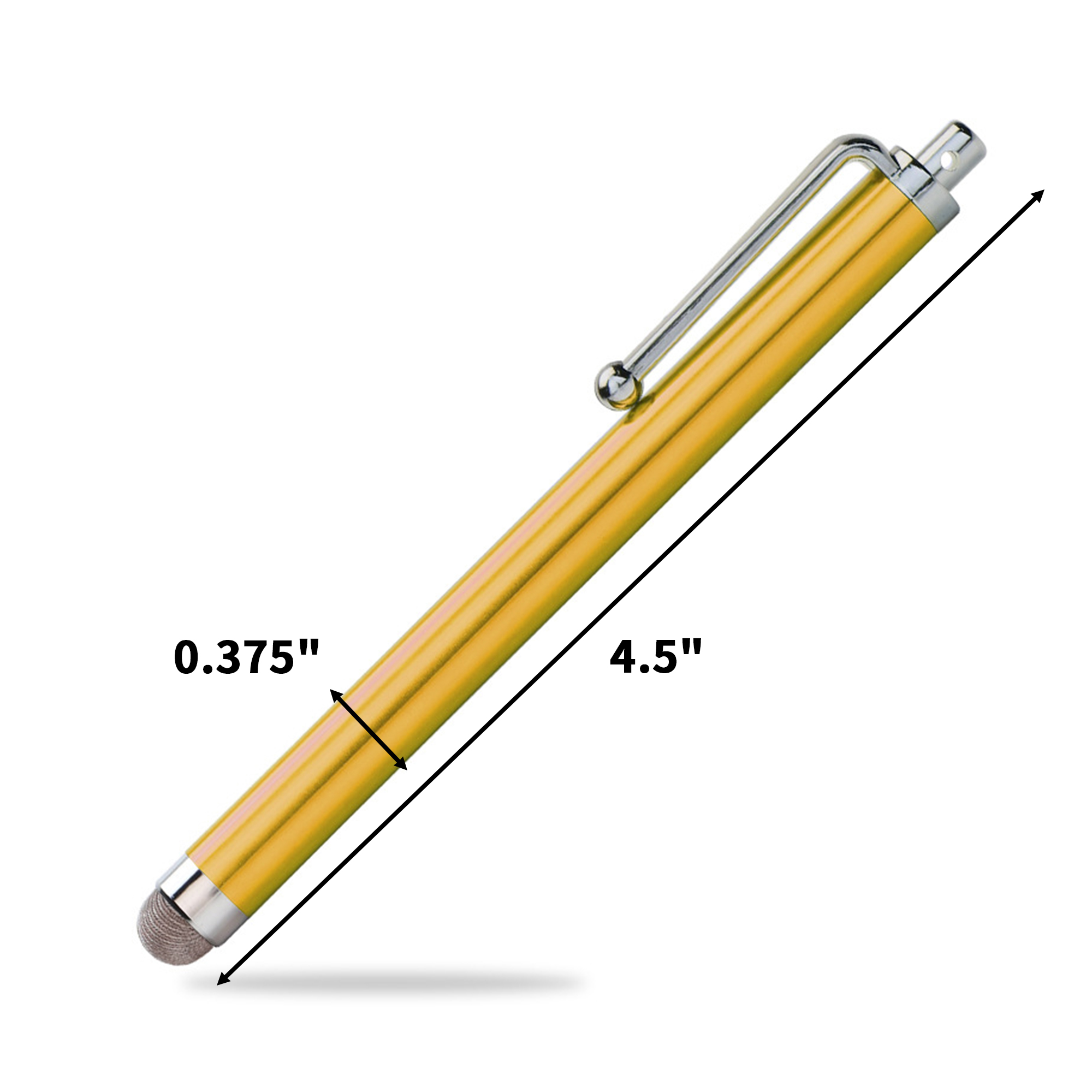 Compact Touchscreen Stylus 4.5" Length 0.375" Width 6