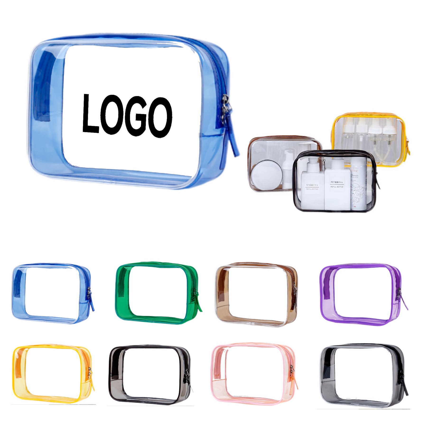 Portable And Transparent Washing Bag