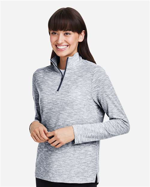 Women's Eclipse Jacquard Quarter-Zip Pullover - NE415W 14