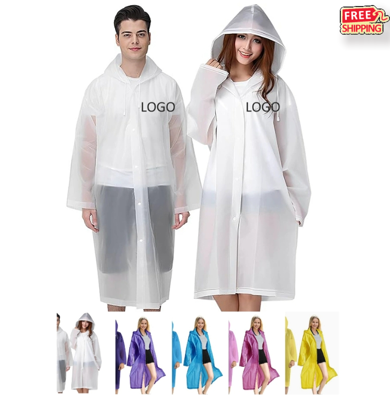 Promotional Branded Rain Ponchos with Logo Corporate Events Bulk Order Customizable 3