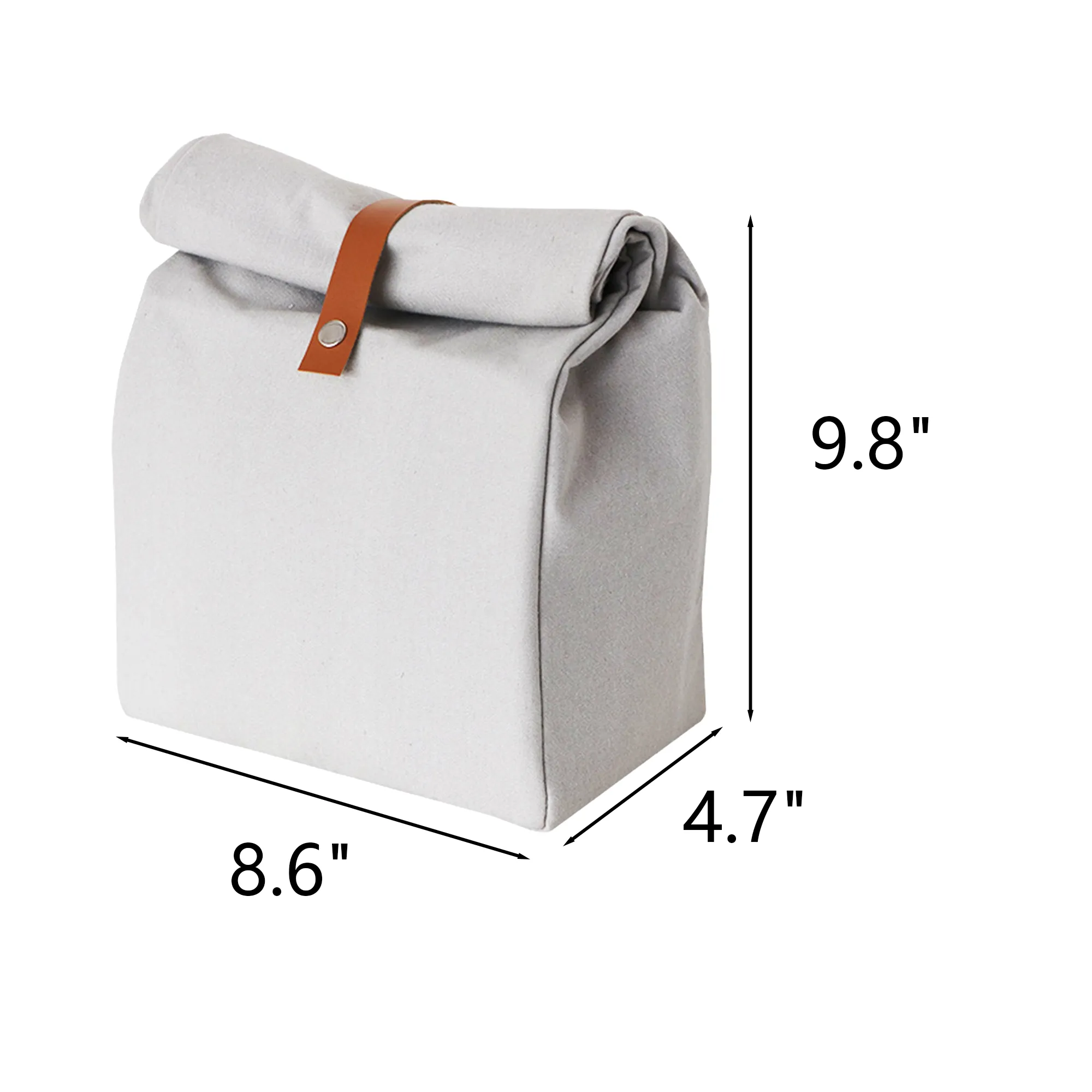 Canvas Insulated Tote Bag, custom tote bag with logo imprint 2