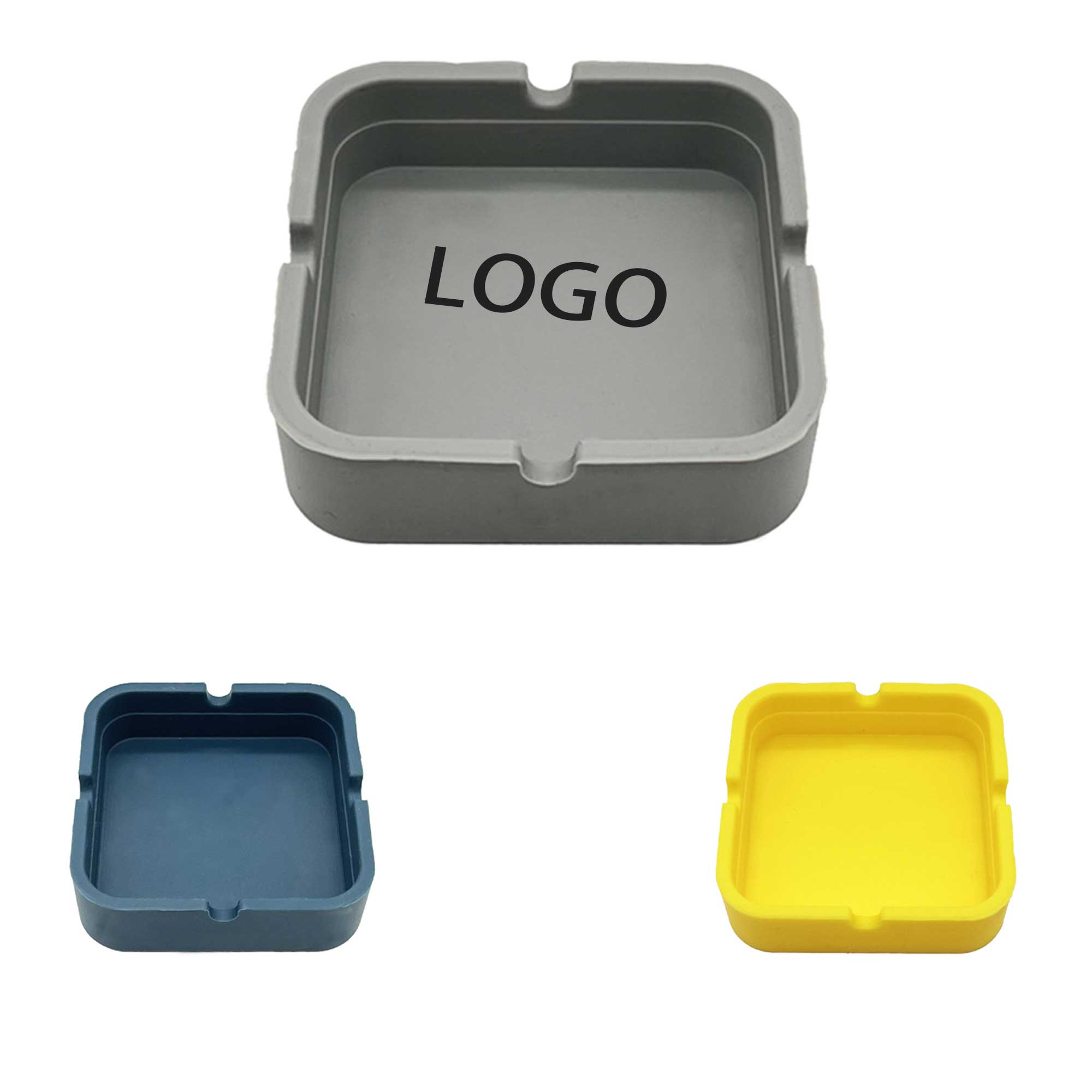 Bar Square Silicone Ashtray 4