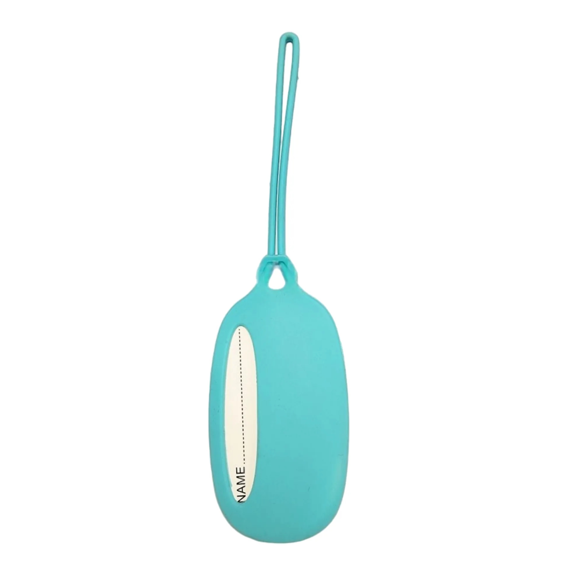 Oval Silicone Luggage Tag 2