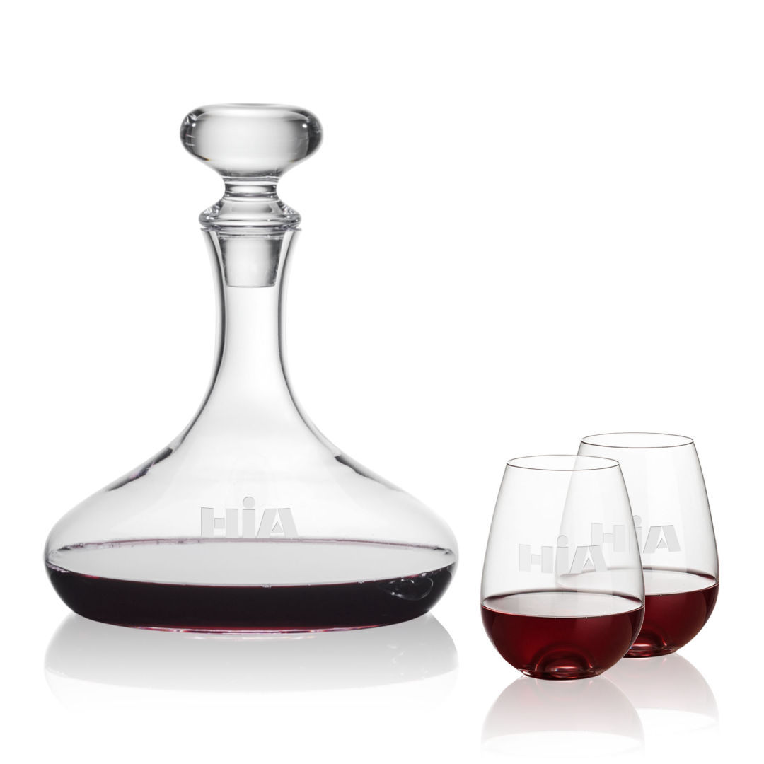 Stratford Decanter & Edderton Stemless Wine 8