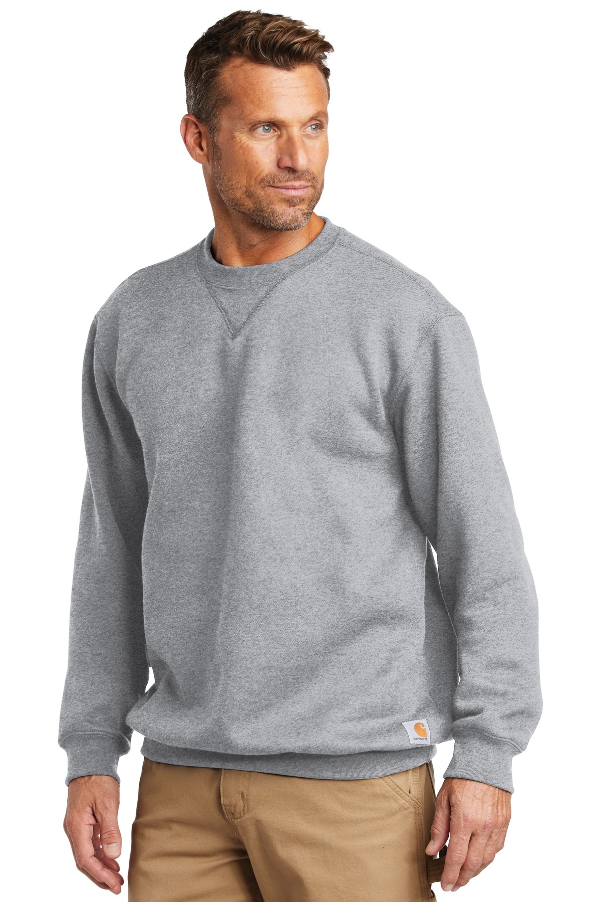 Carhartt Midweight Crewneck Sweatshirt. CTK124, custom hoodie or sweatshirt with logo imprint 16
