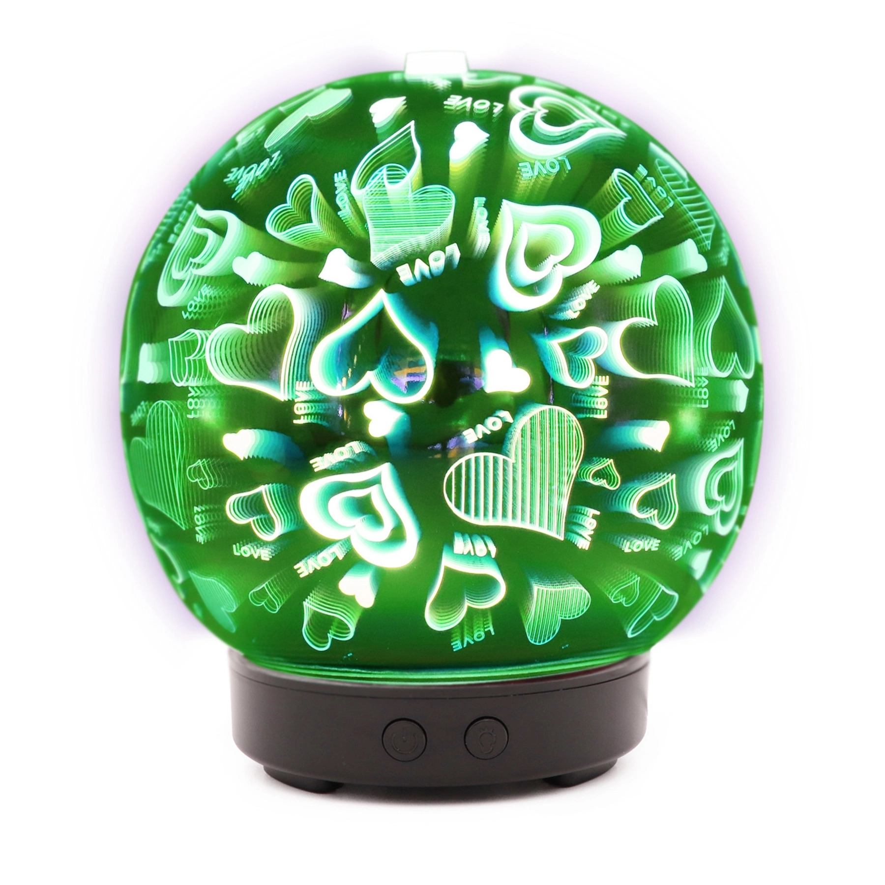 Glass Night Light 3D Design Essential Oil Aroma Humidifier 10