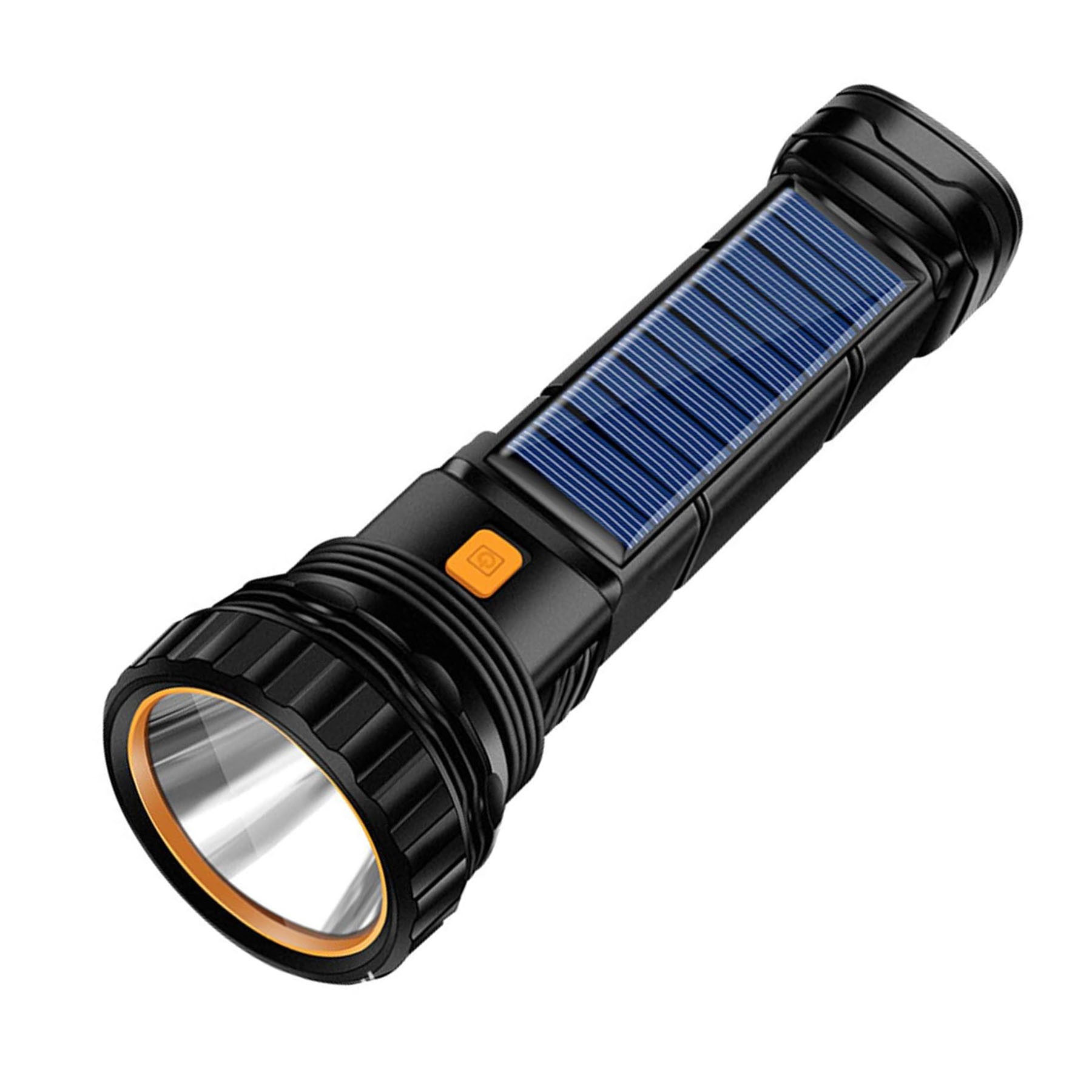 Solar/Rechargeable 1000 Lumens LED Flashlight 1