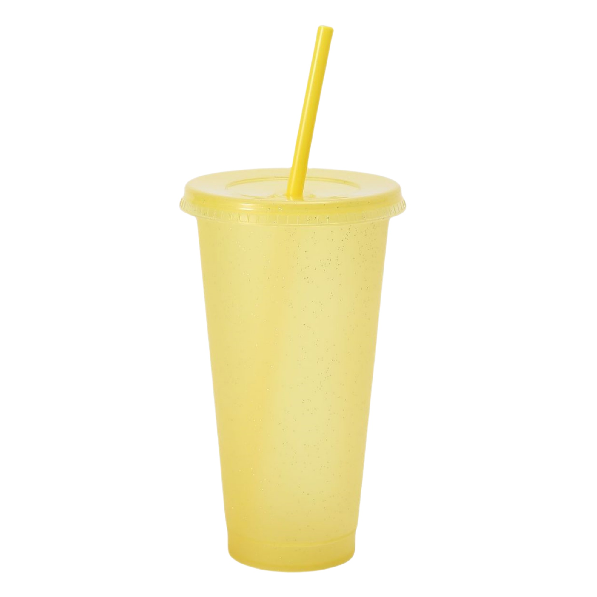 Double Wall Cute Glitter Straw Cup 6