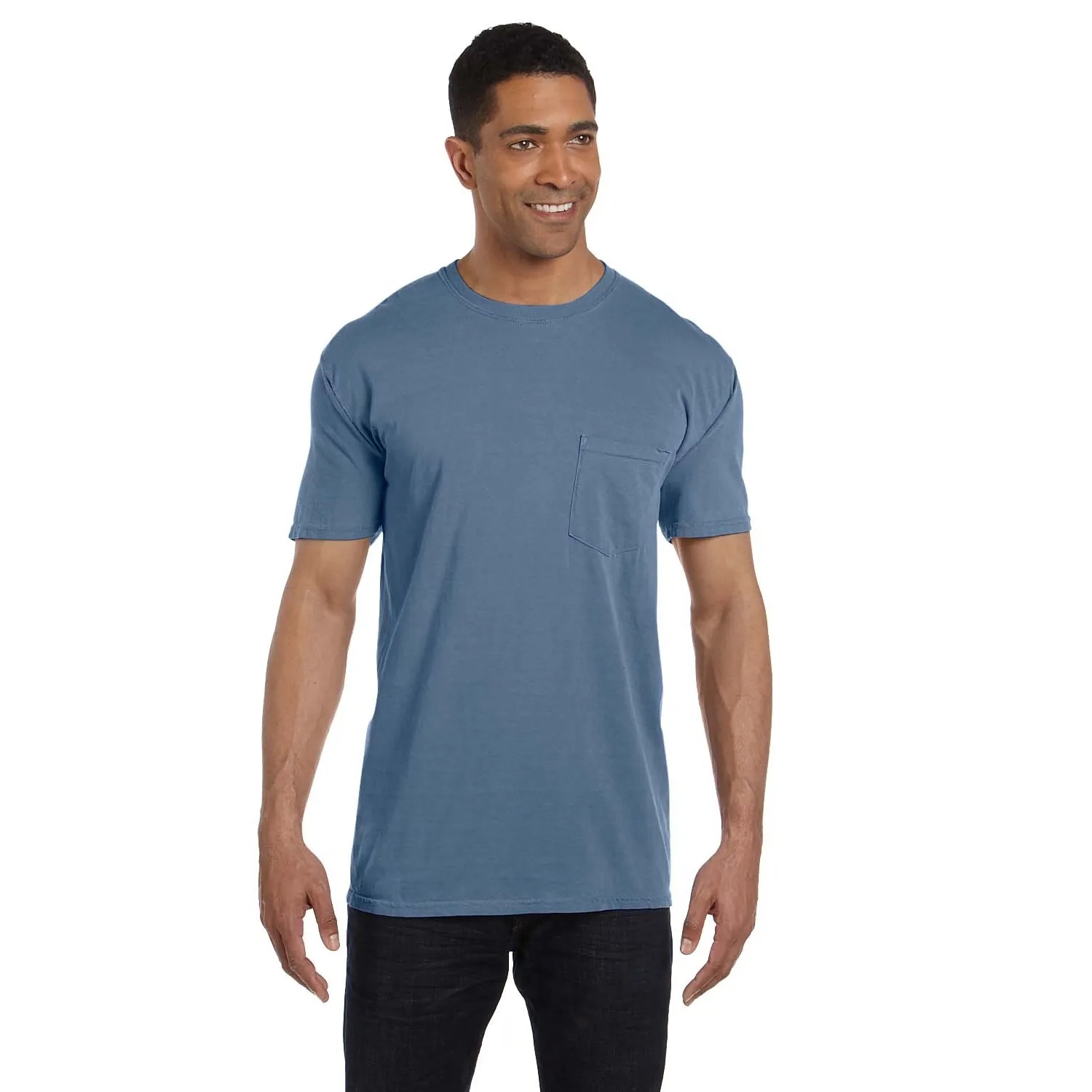COMFORT COLORS ADULT HEAVYWEIGHT 6.1 OZ. POCKET T-SHIRT 66