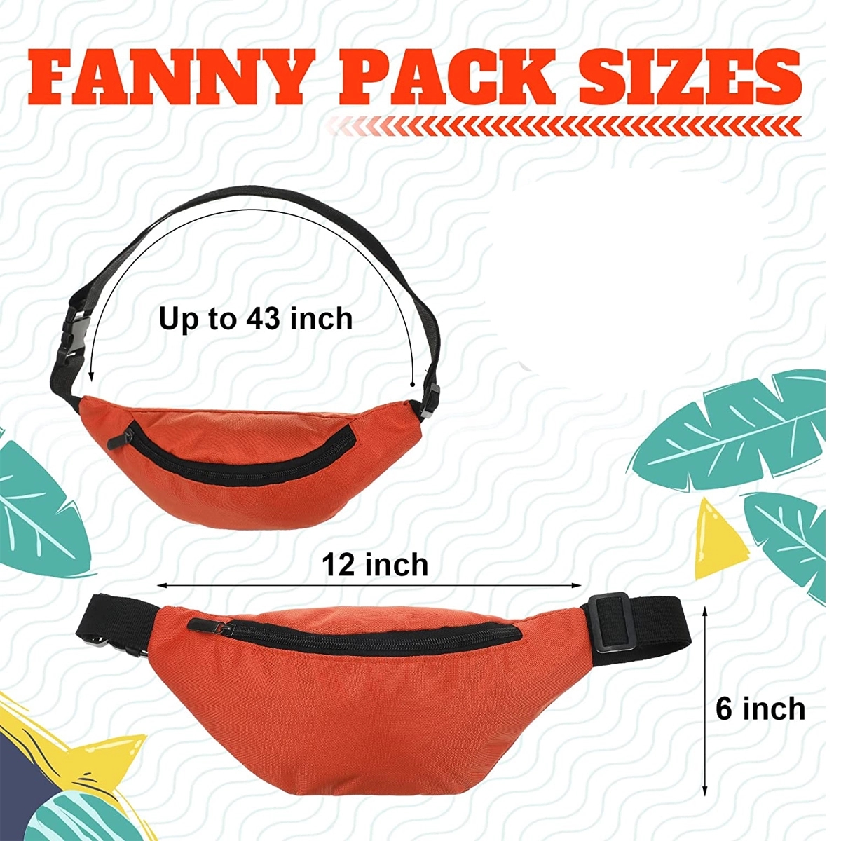 Adjustable Neon Fanny Pack 5