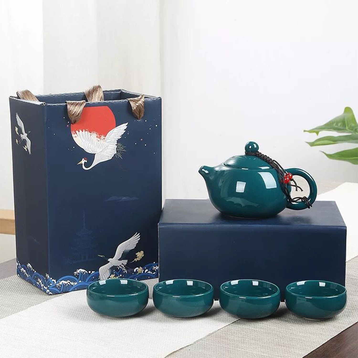 Ceramic Portable Travel Tea Set 2