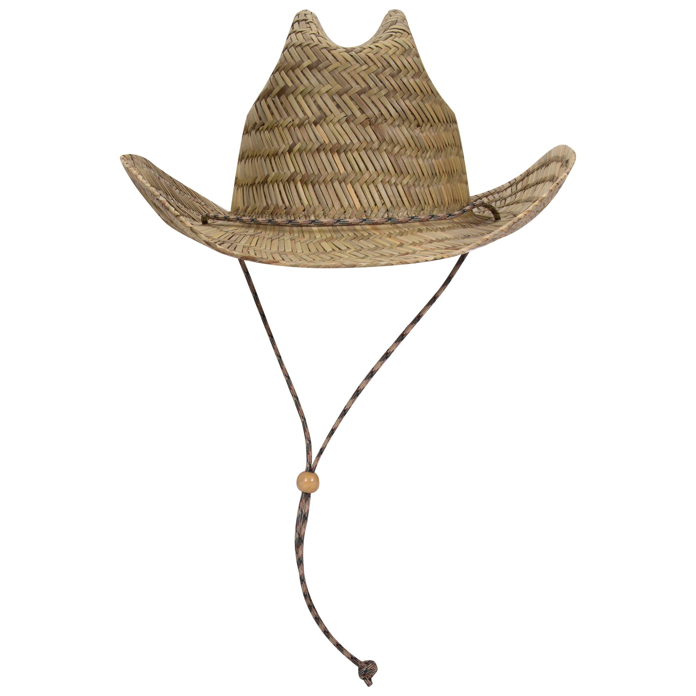 OTTO CAP® Straw Cowboy Hat w/ Adjustable Cord 9