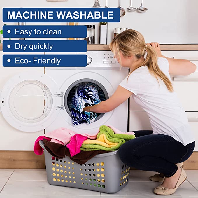 Large Capacity Foldable Washable Shopping Tote Bag / Handles 2