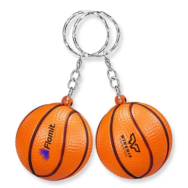 Basketball Stress Reliever Keychain 2