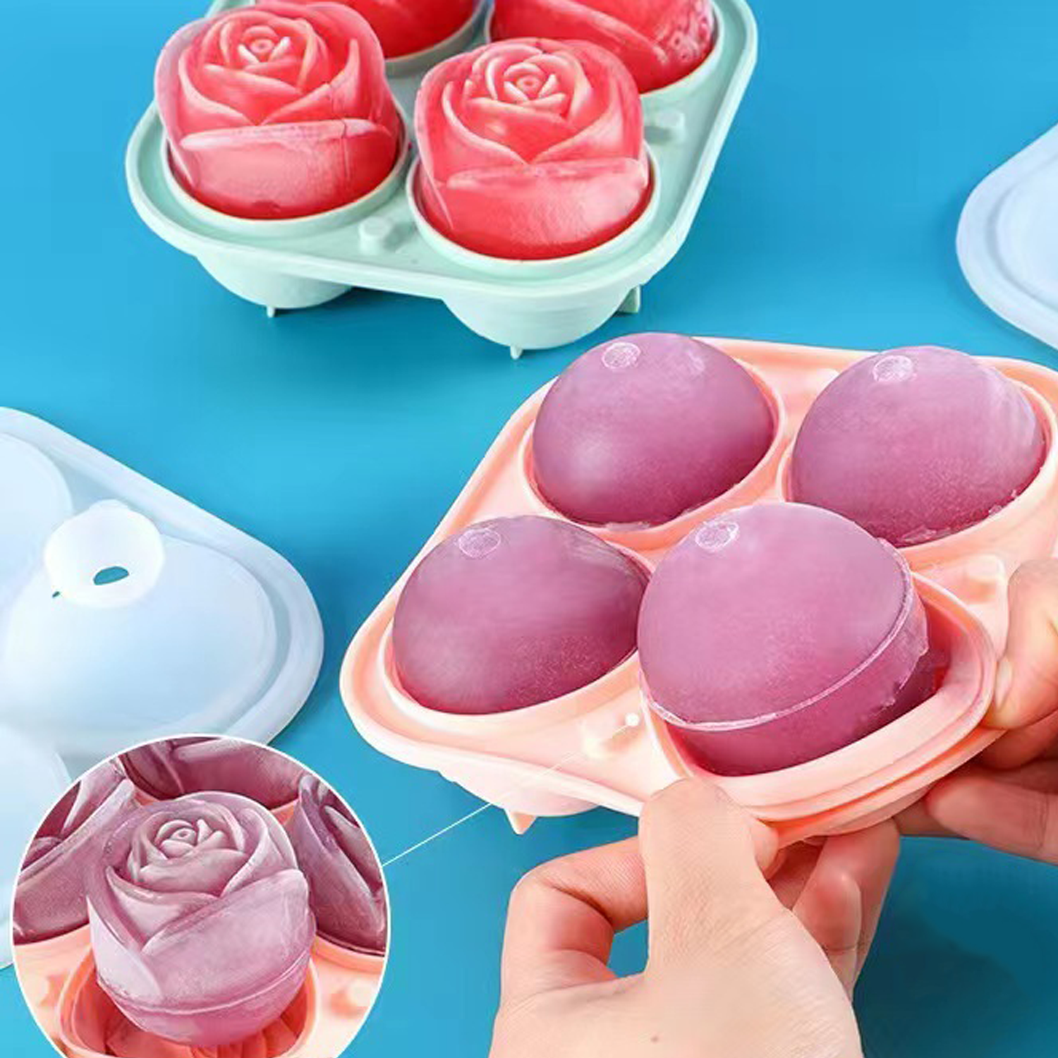 Silica Gel Ice Cube Making Mold 4