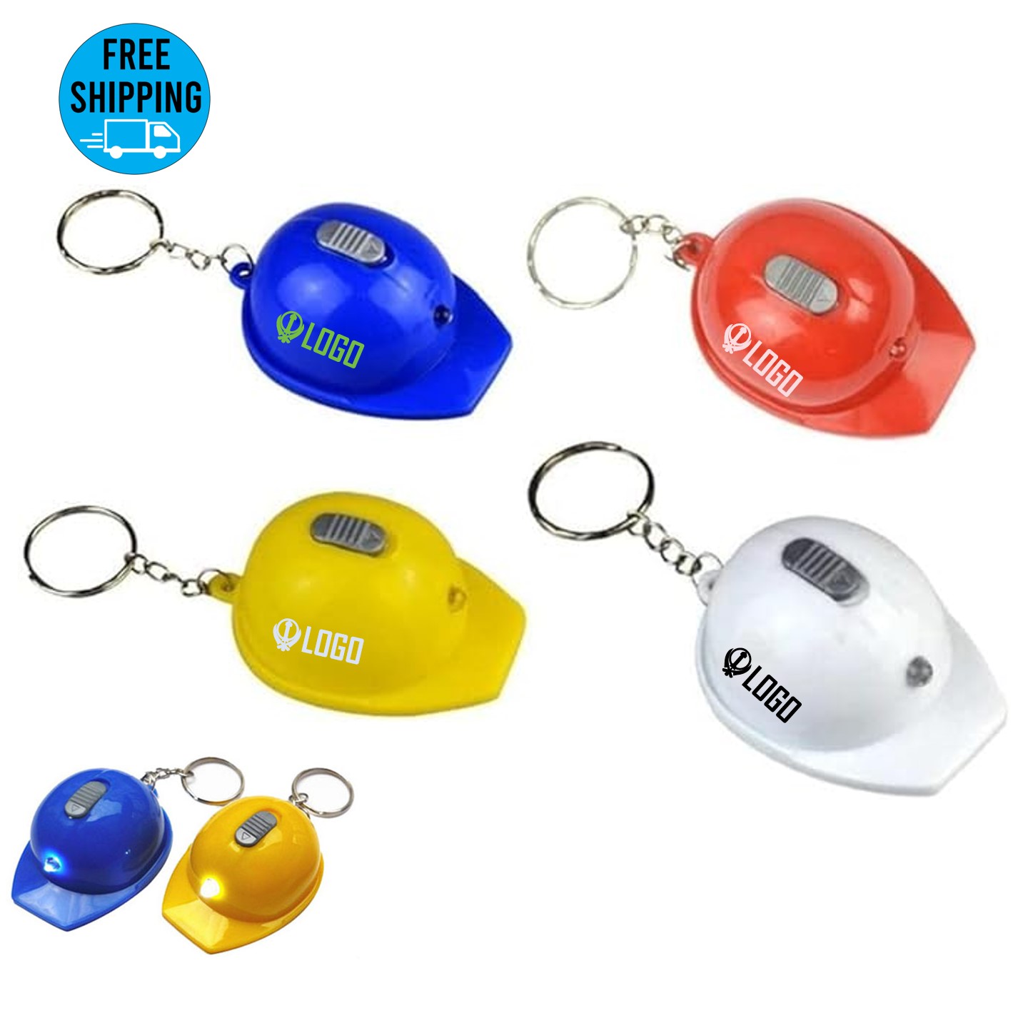 Helmet Keychain flashlight Bottle Openers 5