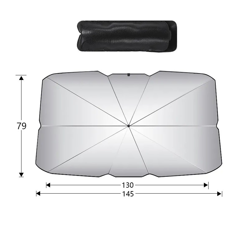 Custom Car Windshield Sunshade Umbrellas 10