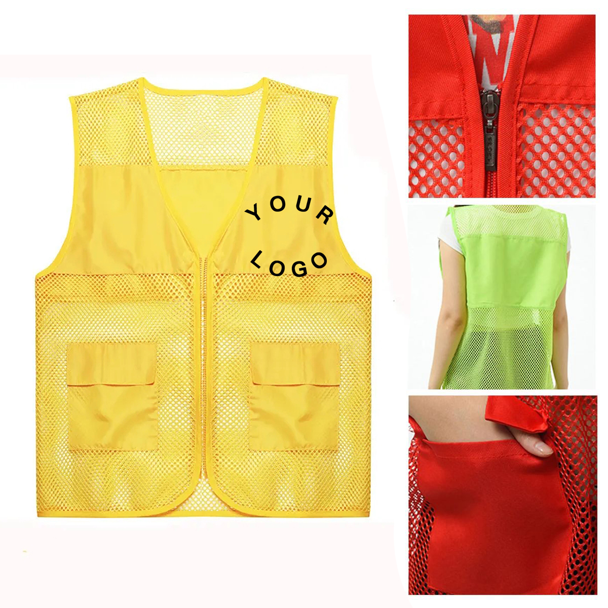 Durable Polyester Uniform Vest For Group Activities 1