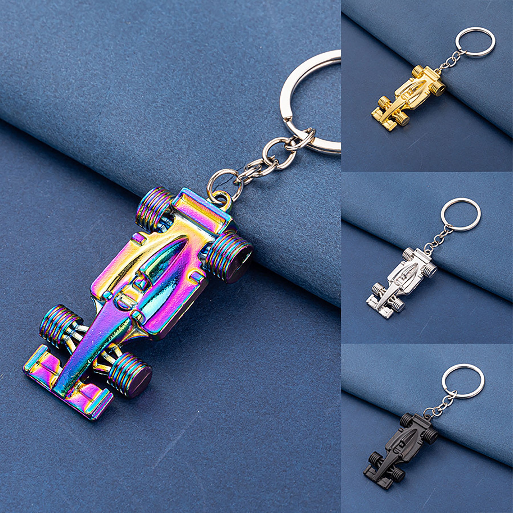 Simulation F1 Racing Car Model Keychain Gift 3