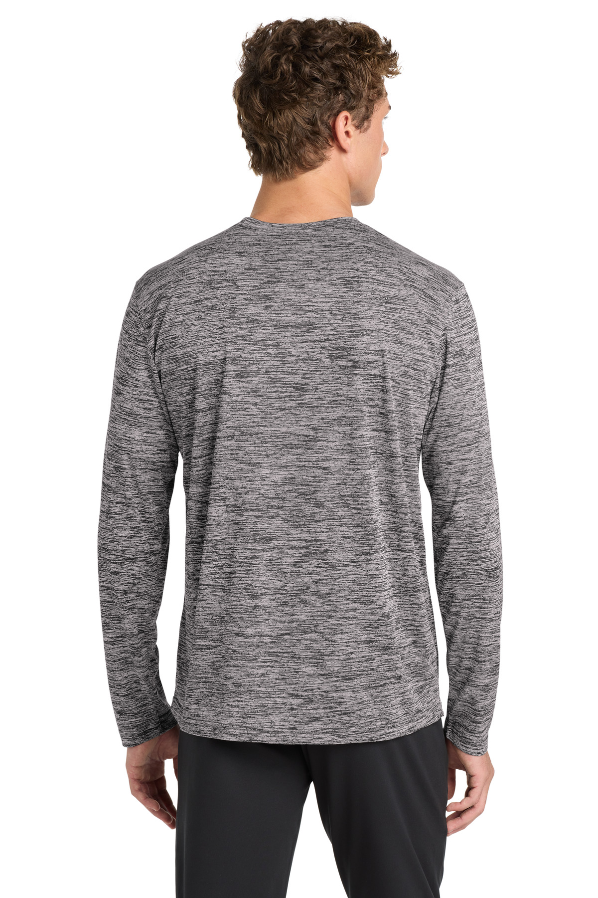 Sport-Tek PosiCharge Long Sleeve Electric Heather Tee. ST390LS 15