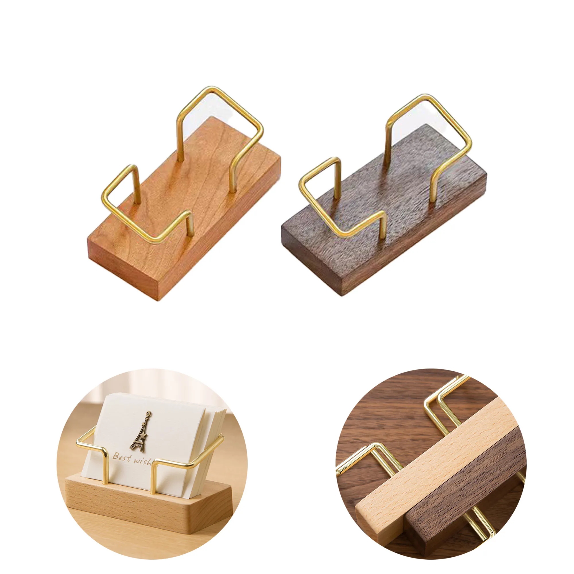 Wooden Cases-Business Card With Logo For Corporate.Finance