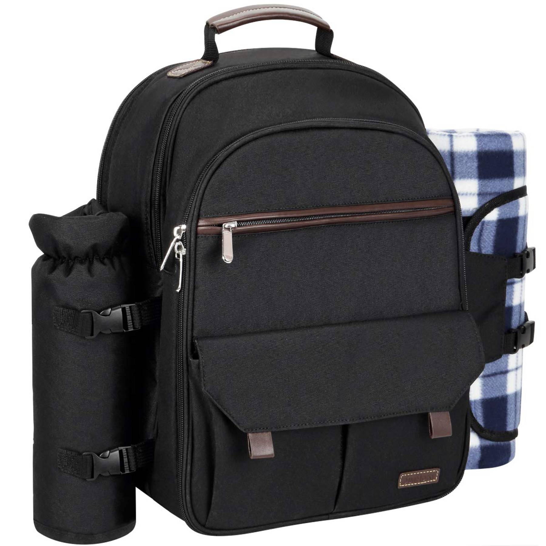 Oxford 4 Person Insulated Cooler Wine Pouch Picnic Lunch bag 5