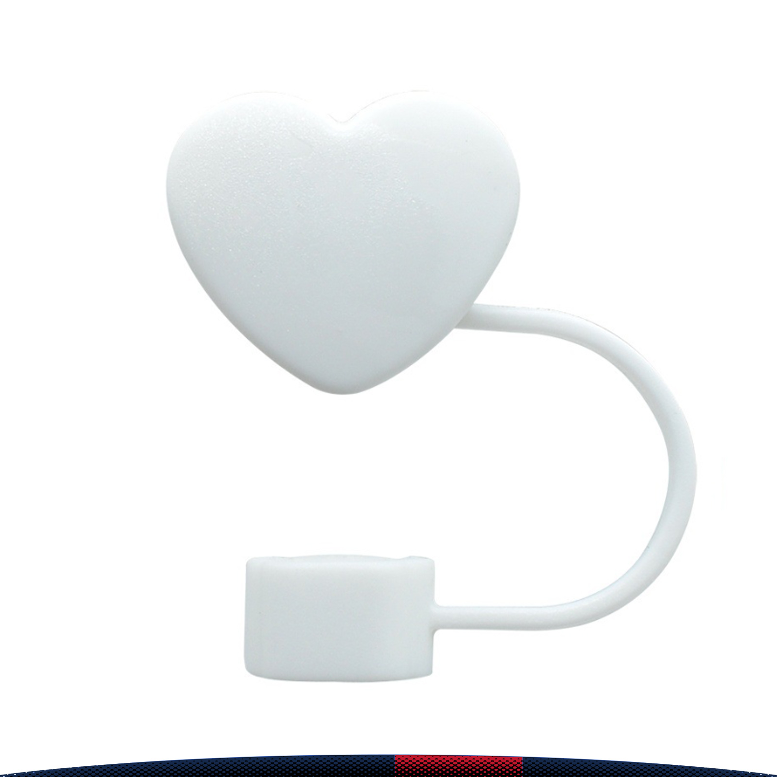 Sippa Heart-Shaped PVC Straw Topper 5